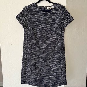 Loft Multi-Color Business Casual Work Wear Tweed Dress Womens Size XS